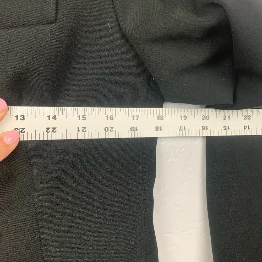 J. Crew Blazer Size Small Womens Black 2 Button Close Single Breast Lined